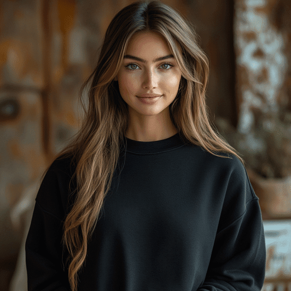 Canva Gildan 18000 Woman Mockup Bundle - Image 5