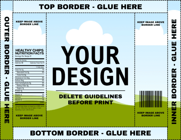 Canva chip bag Template - Image 2