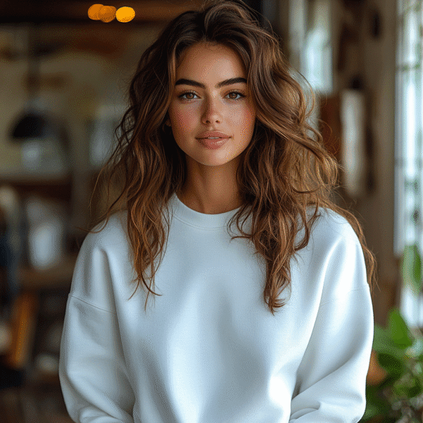 Canva Gildan 18000 Woman Mockup Bundle - Image 4