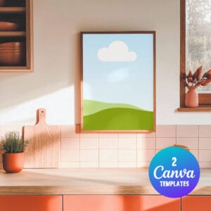 Canva Kitchen Frame Template