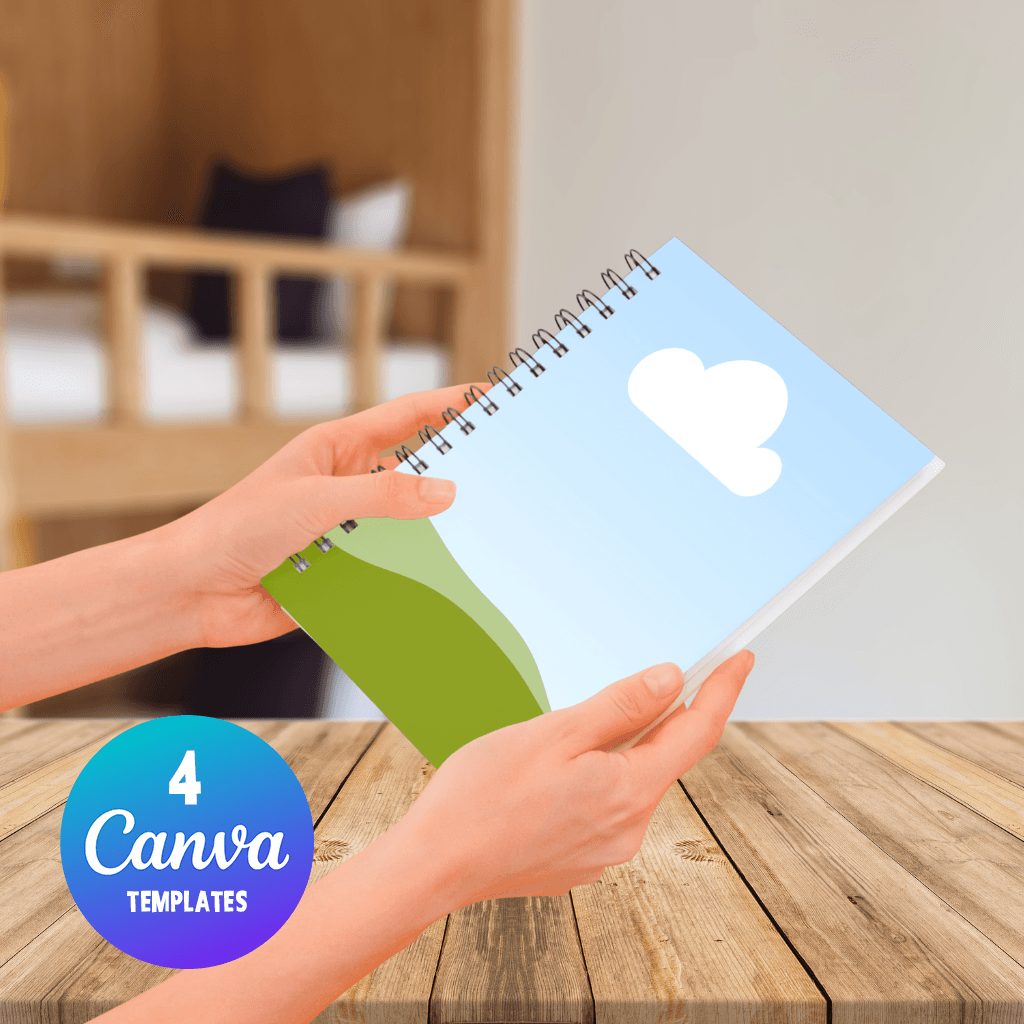 Canva-Notebook Mockup Template
