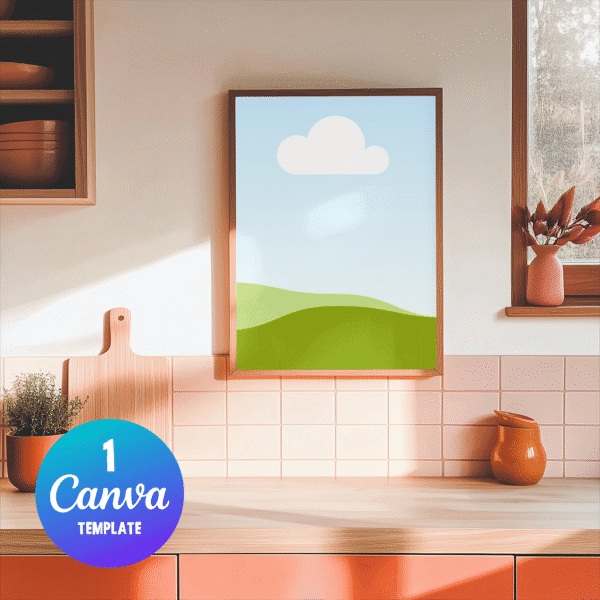 Canva Kitchen Frame Template