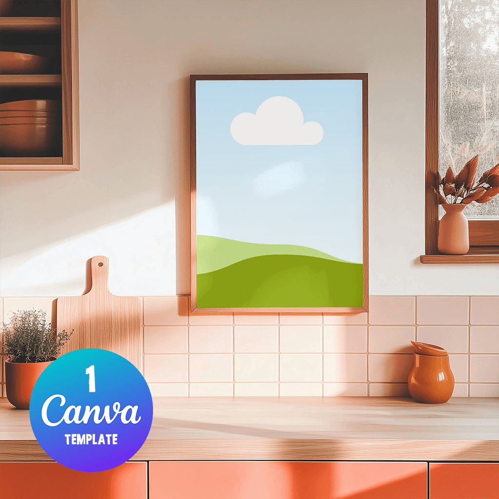Canva Kitchen Frame Template