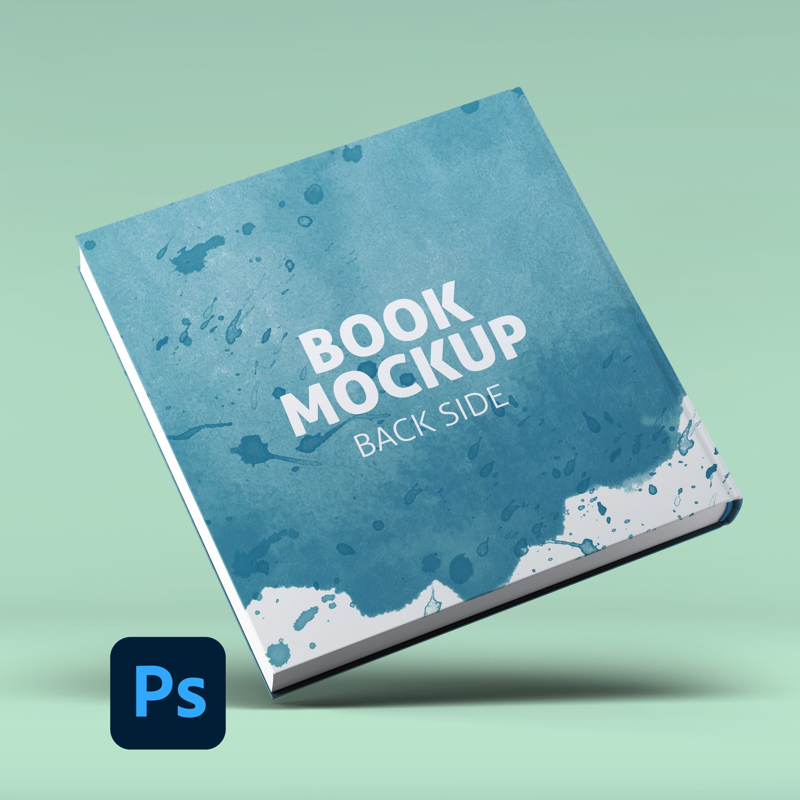 Square Book Mockup 