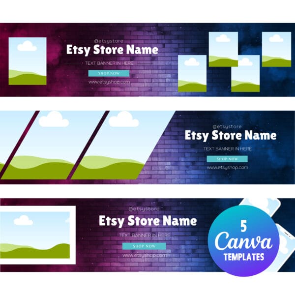 ETSY BANNER TEMPLATES